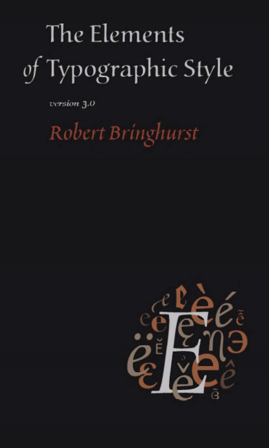 The Elements of Typographic Style