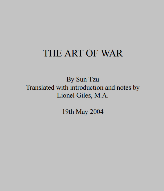 The Art of War